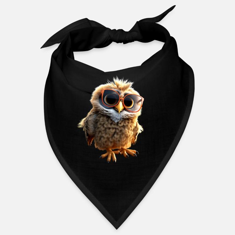 Chouette Effraie des clochers Cadeau Kauz Uhu Chouette Chouettes douces Bandana