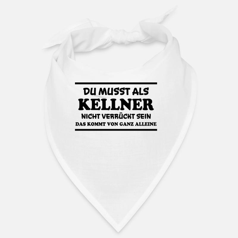 Kellner Spruch Restaurant Lustige Kellner Geschenk Bandana