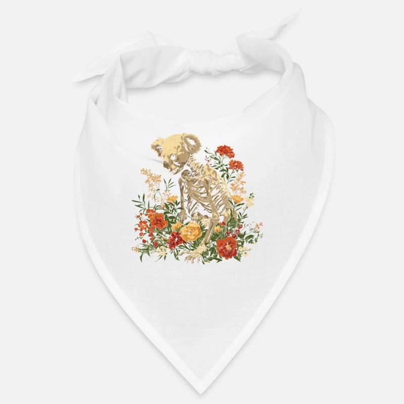 Koala Ours Fleur Squelette Fleur Animal Bandana