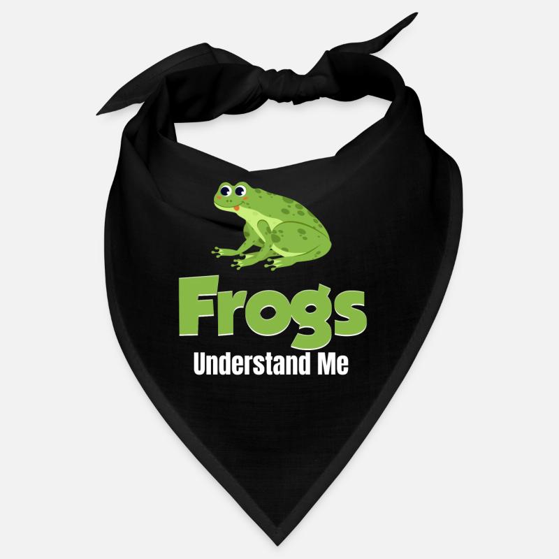 Frogs Understand Me Funny Frog Lover Bandana