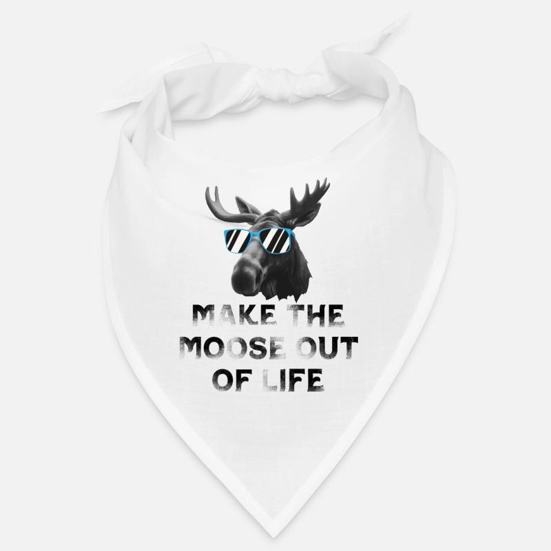 la vie en orignal Cool Moose Bandana