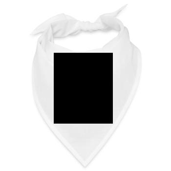 BLACK Balken Schwarz Censored - Bandana - Weiß - Vorne