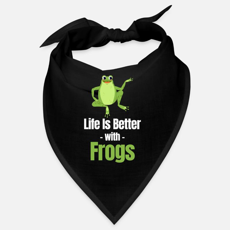 Life is better with frogs, Bandana