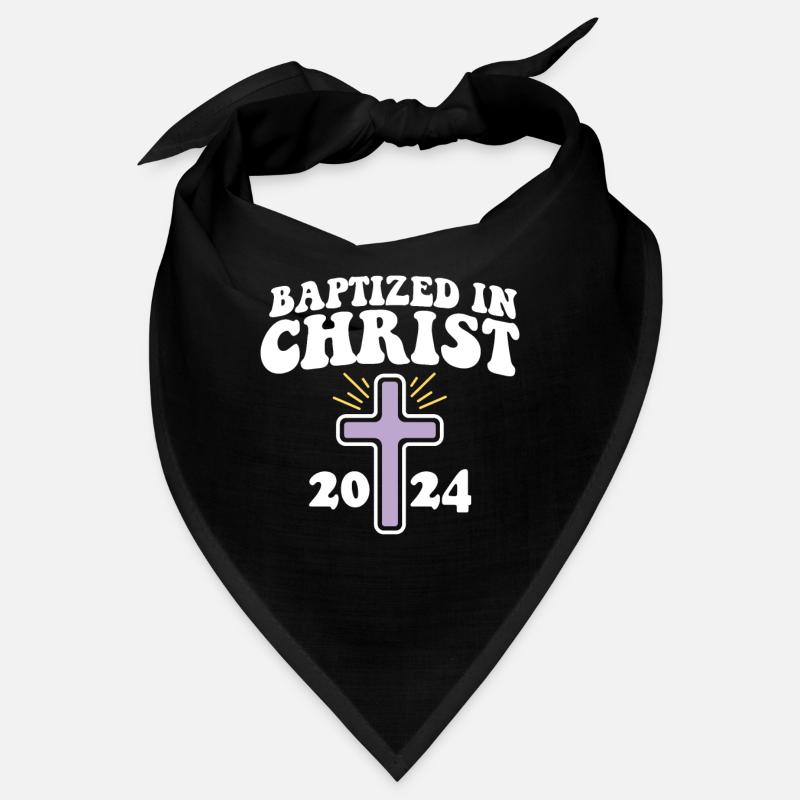 Baptized In Christ 2024 Religious Christian Bandana