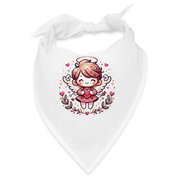 Valentinsengel, Valentinstagsengel - Bandana - Weiß - Vorne