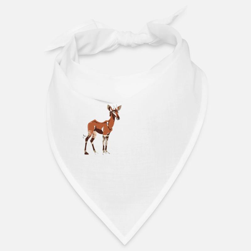 Drôle d’amant d’okapi gardien de zoo Bandana