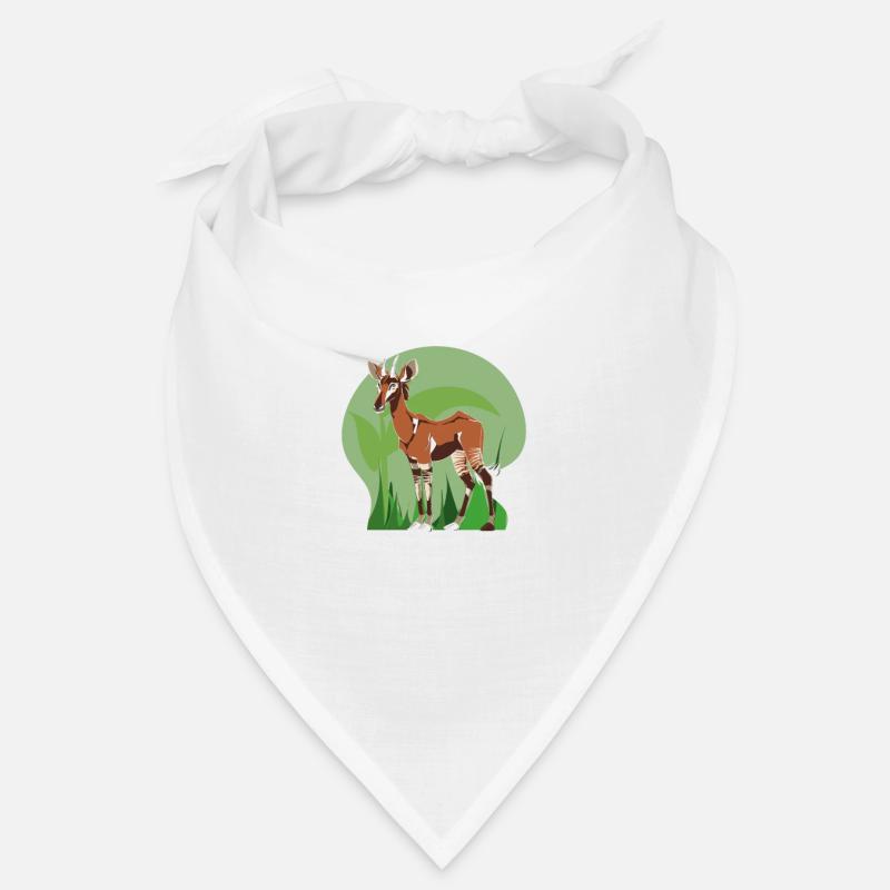 Lustiger Tierpfleger Okapi-liebhaber Bandana