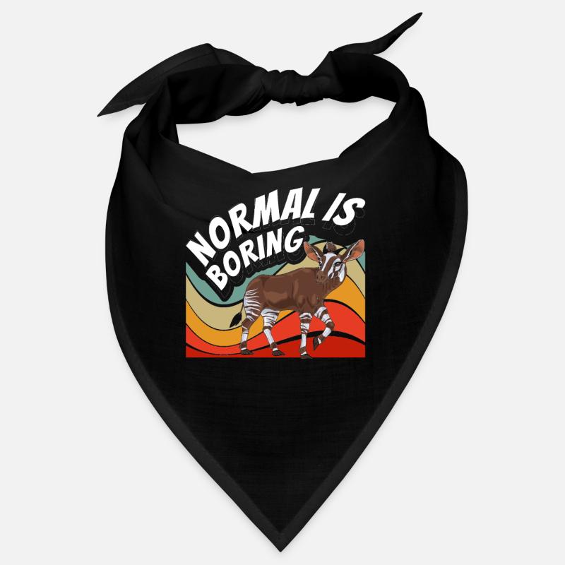 Drôle d’amant d’okapi gardien de zoo Bandana