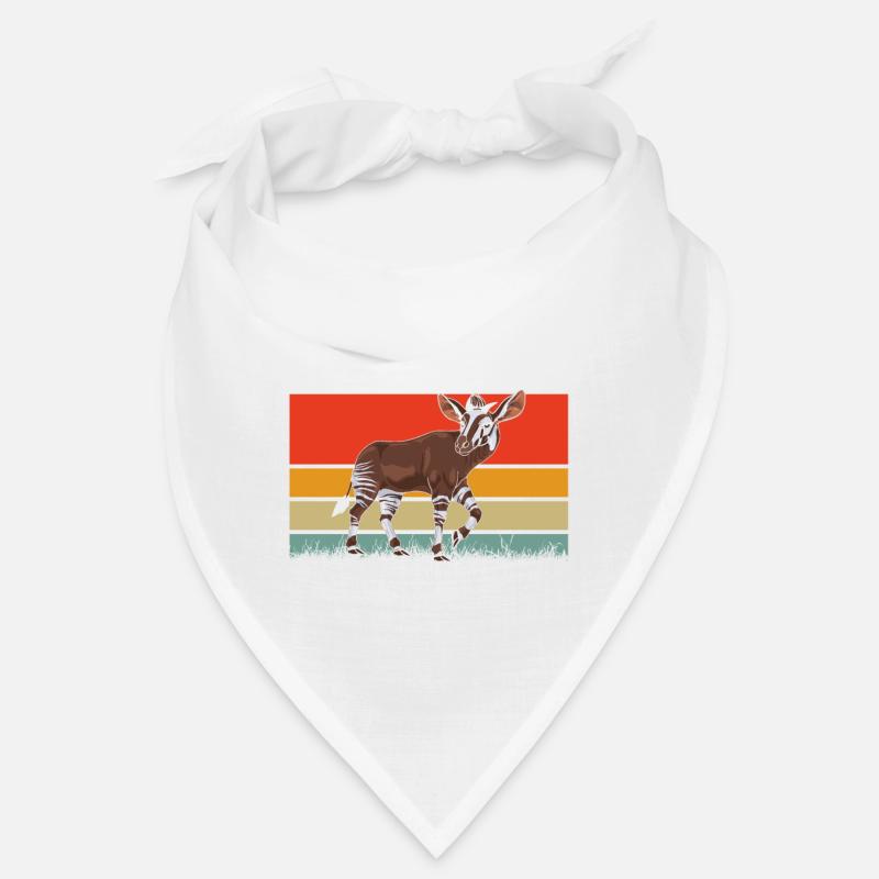 Lustiger Tierpfleger Okapi-liebhaber Bandana