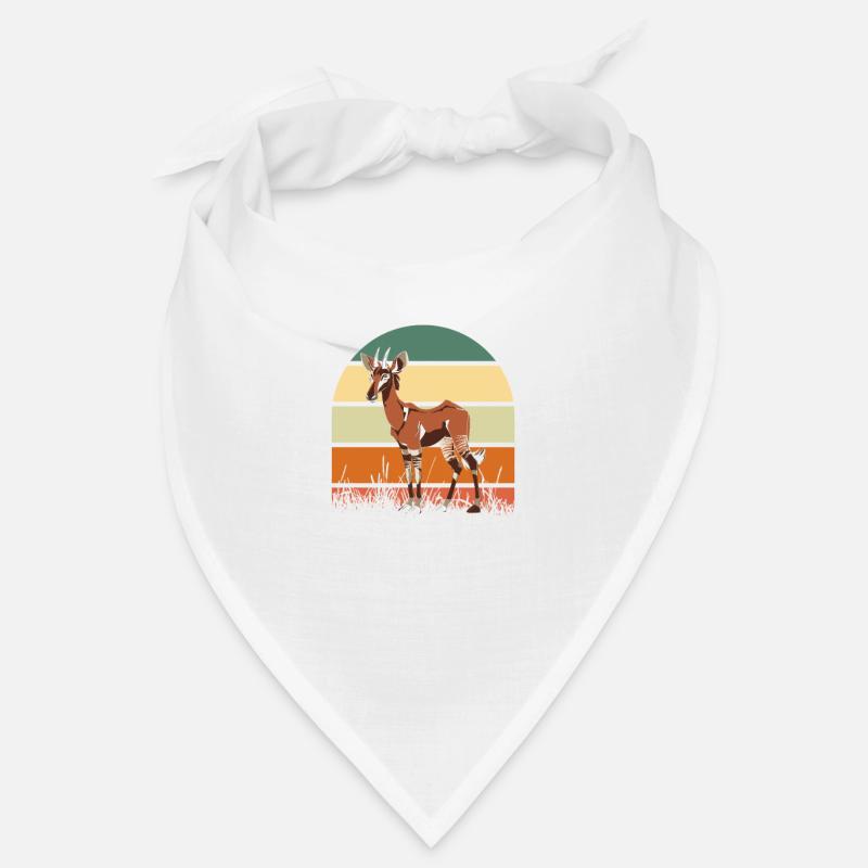 Lustiger Tierpfleger Okapi-liebhaber Bandana