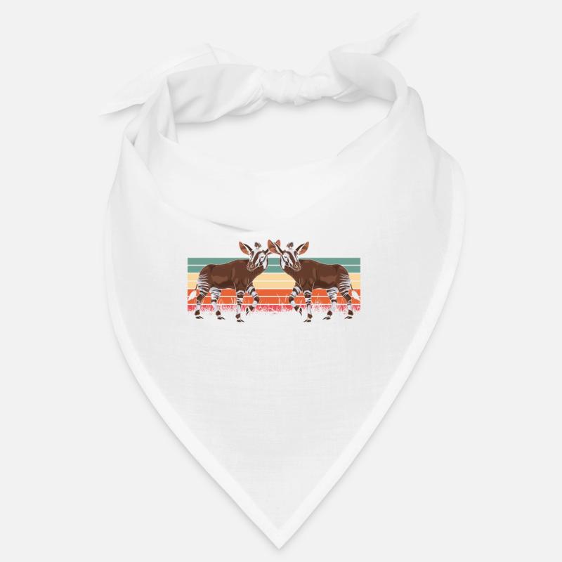 Drôle d’amant d’okapi gardien de zoo Bandana