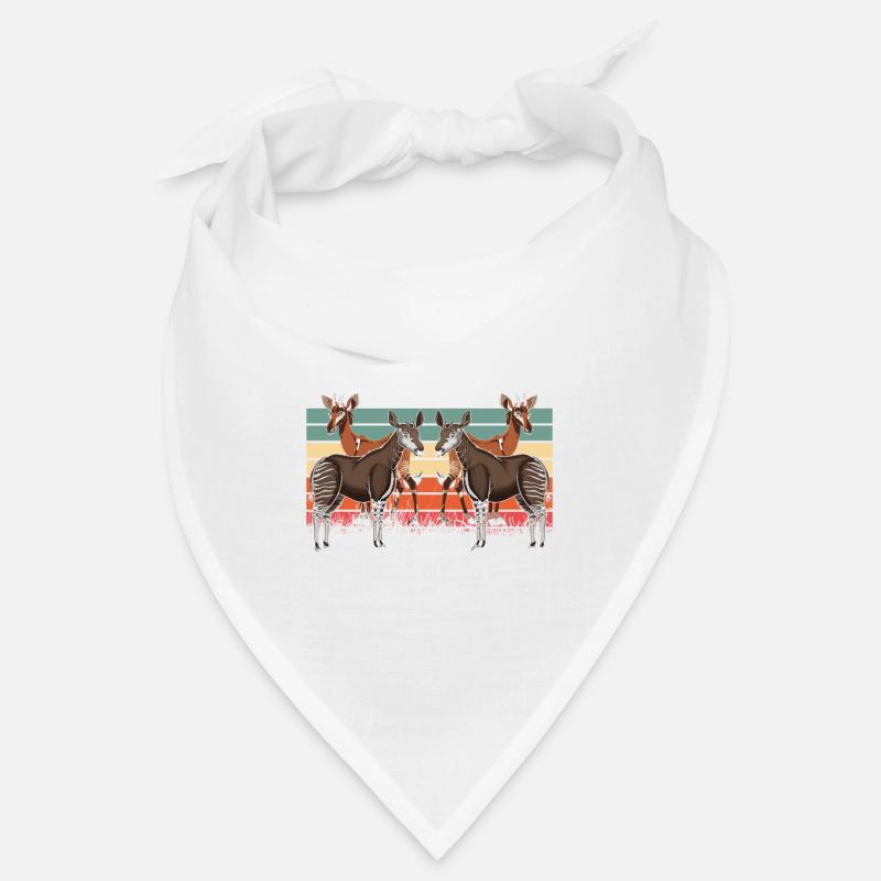 Drôle d’amant d’okapi gardien de zoo Bandana