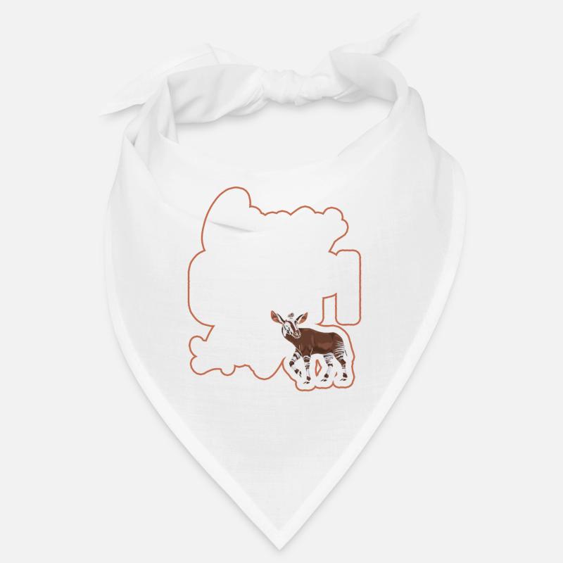 Lustiger Tierpfleger Okapi-liebhaber Bandana