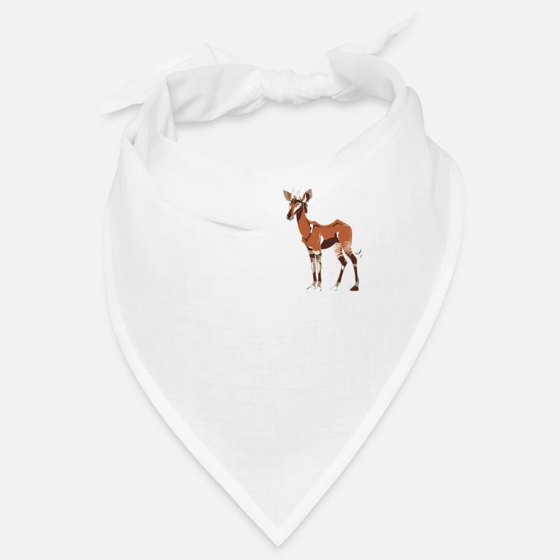 Drôle d’amant d’okapi gardien de zoo Bandana