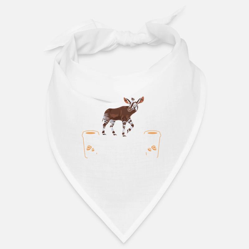 Drôle d’amant d’okapi gardien de zoo Bandana