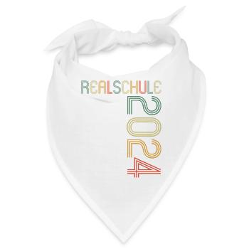 Realschule Junge Mädchen Realschule 2024 - Bandana - Weiß - Vorne