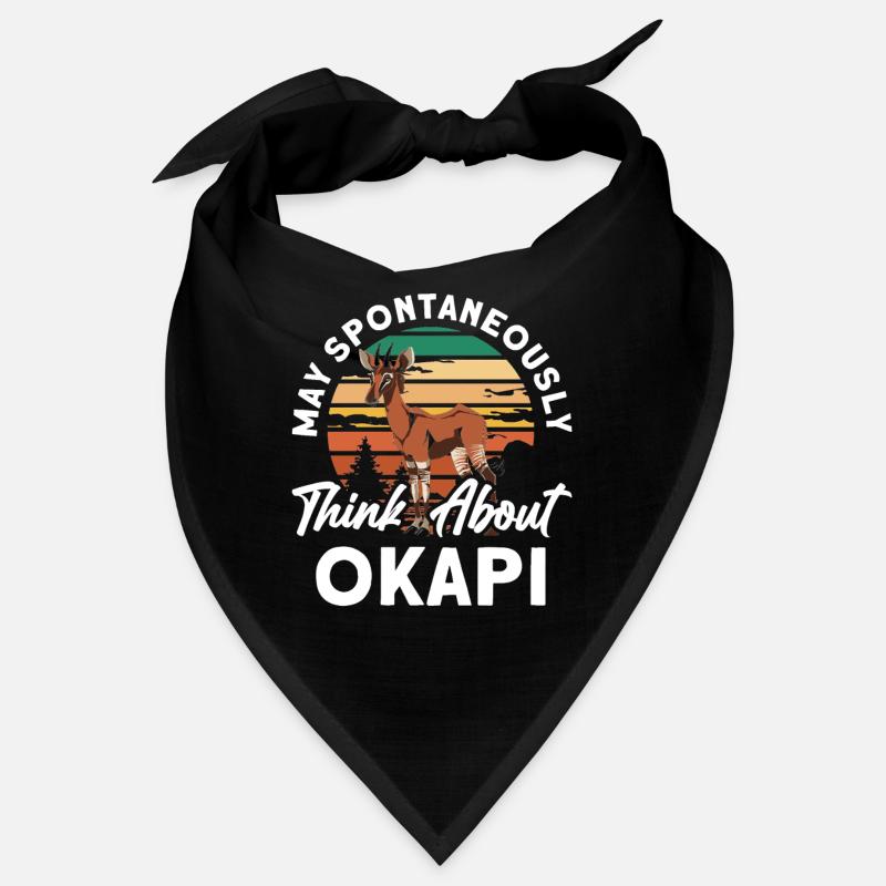 Drôle d’amant d’okapi gardien de zoo Bandana