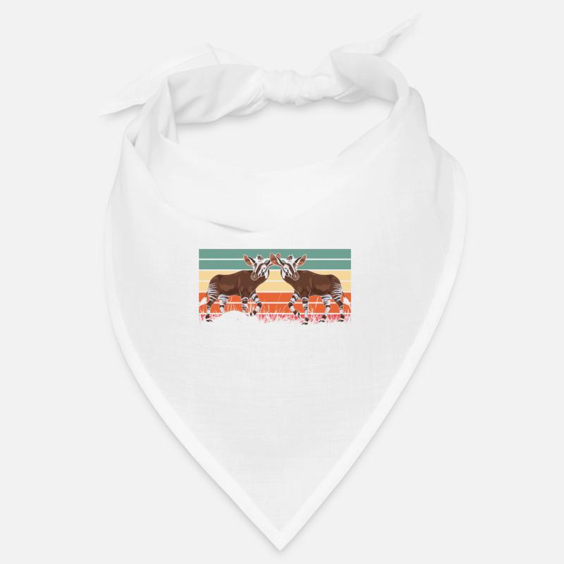 Lustiger Tierpfleger Okapi-liebhaber Bandana
