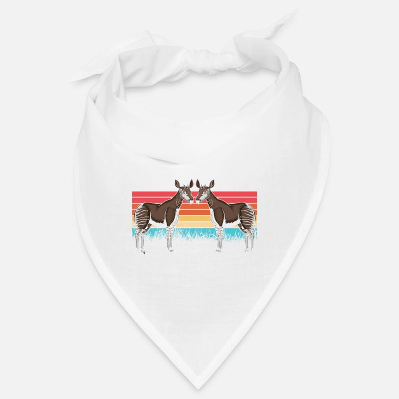 Drôle d’amant d’okapi gardien de zoo Bandana