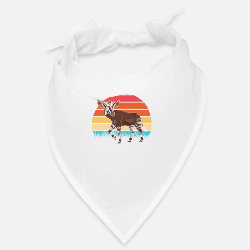 Drôle d’amant d’okapi gardien de zoo Bandana