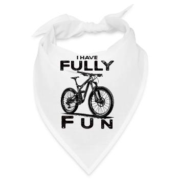 Mountainbike I have fully fun MTB - Bandana - Weiß - Vorne