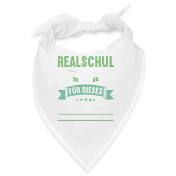 Realschule Junge Mädchen Realschule 2024 - Bandana - Weiß - Vorne