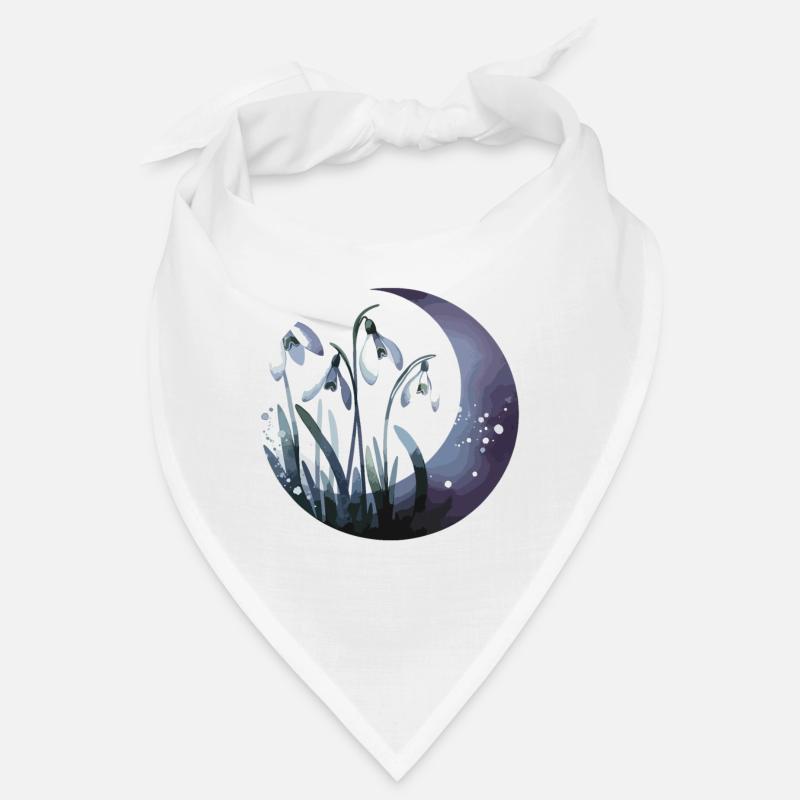 Schneeglöckchen gezeichnet Bandana