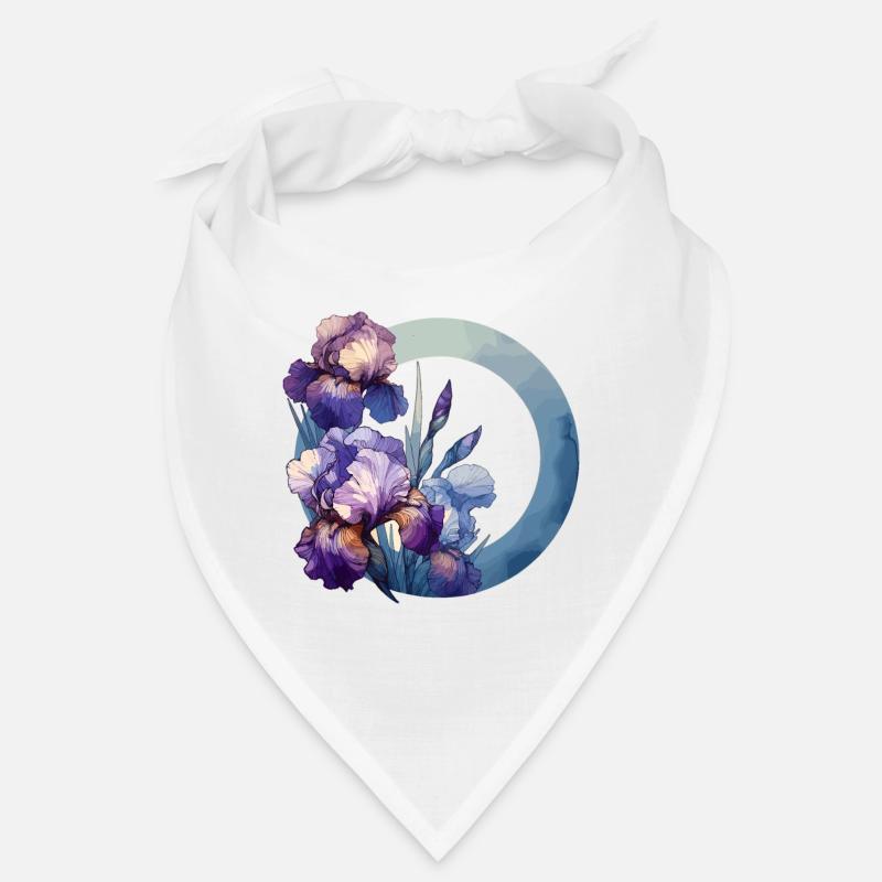 Iris dessinés Bandana
