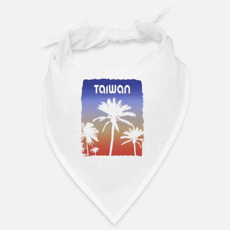 Taïwan coucher de soleil vacances souvenir palmier Bandana