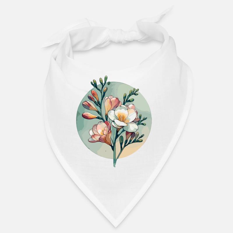 Freesia dessiné Bandana