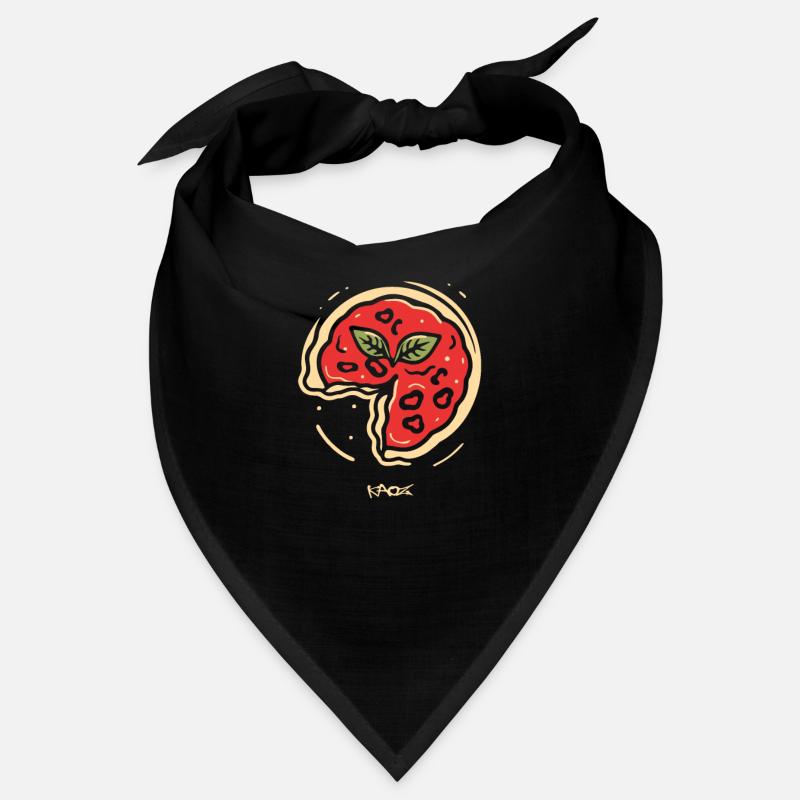 A minimalist pizza Bandana