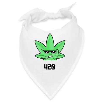 420 - Bandana - Weiß - Vorne