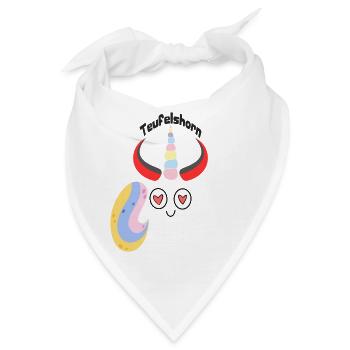 Teufelshorn - Bandana - Weiß - Vorne