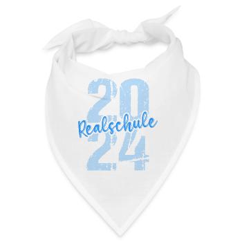 Realschule Junge Mädchen Realschule 2024 - Bandana - Weiß - Vorne