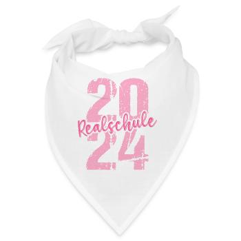 Realschule Junge Mädchen Realschule 2024 - Bandana - Weiß - Vorne