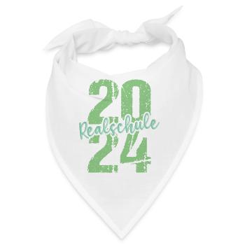 Realschule Junge Mädchen Realschule 2024 - Bandana - Weiß - Vorne