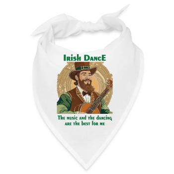 IRISH DANCE The music and the dancing - Bandana - Weiß - Vorne