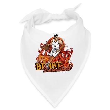 Bestien-Basketball - Bandana - Weiß - Vorne