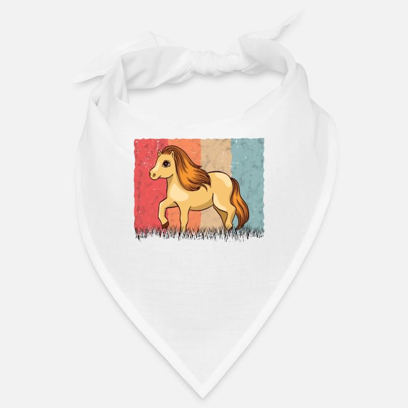 Shetland Pony Retro Bandana