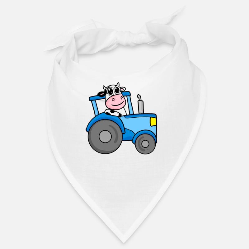 Cow Tractor Farm Bandana