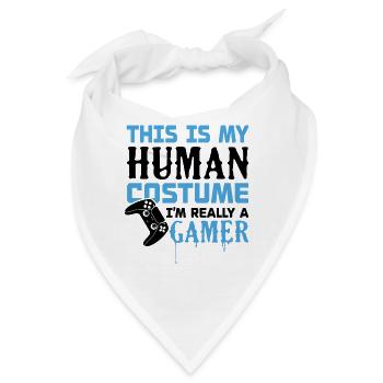 Ich bin wirklich ein Gamer - Bandana - Weiß - Vorne