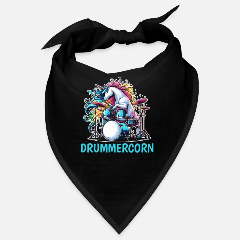 Drums Drummer Drummer Unicorn Bandana