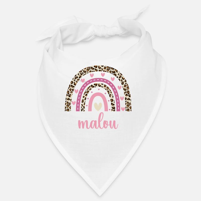 Malou Regenbogen Name Geburtstag Malou Bandana