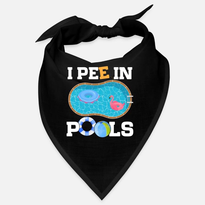 I Pee In Pools Funny Jokes Sarcastic Bandana