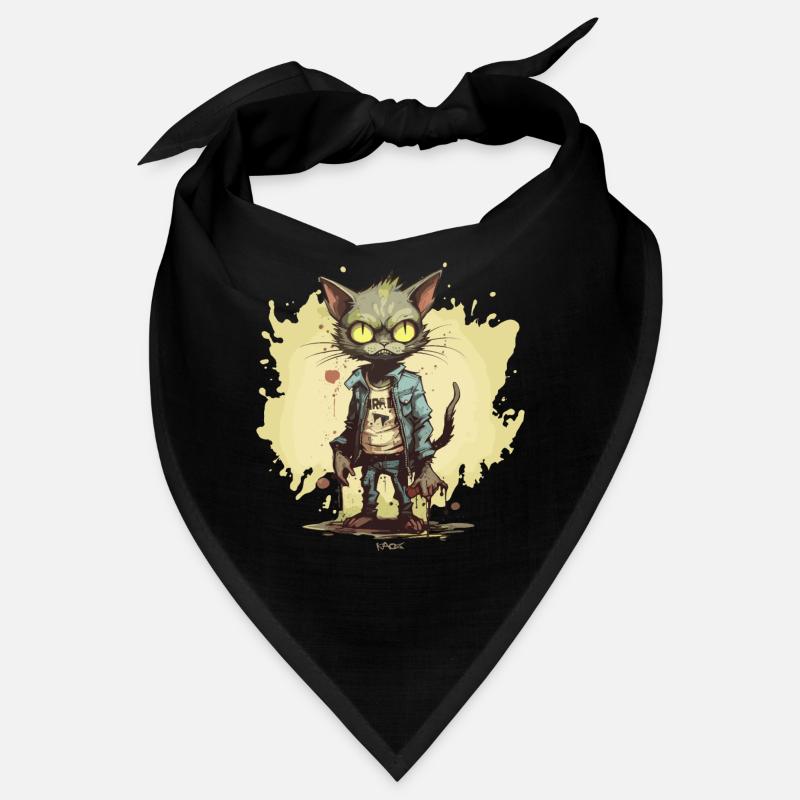 Mode stylée : chat zombie Bandana