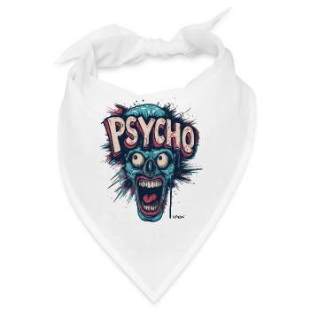 Nie komplett durchdrehen, kein Psycho werden - Bandana - Weiß - Vorne