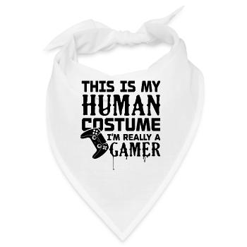 Ich bin wirklich ein Gamer - Bandana - Weiß - Vorne
