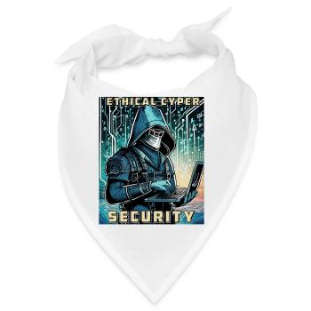 Ethical Cyber Security - Bandana - Weiß - Vorne