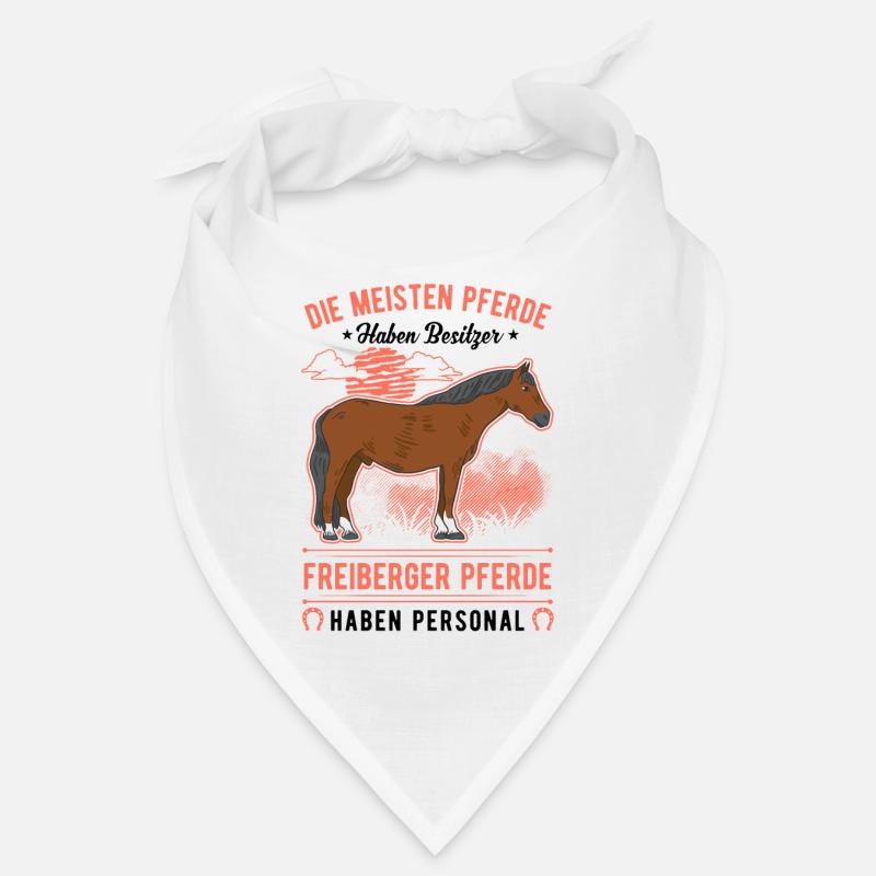 Freiberger Pferd Personal - Bandana - Weiß