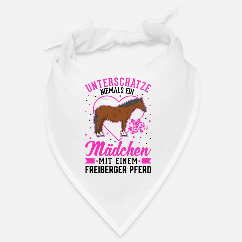 Freiberger Pferd Mädchen Bandana